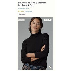 NWT Size XL - By Anthropologie Dolman Turtleneck Top (NWT US$ 68)
